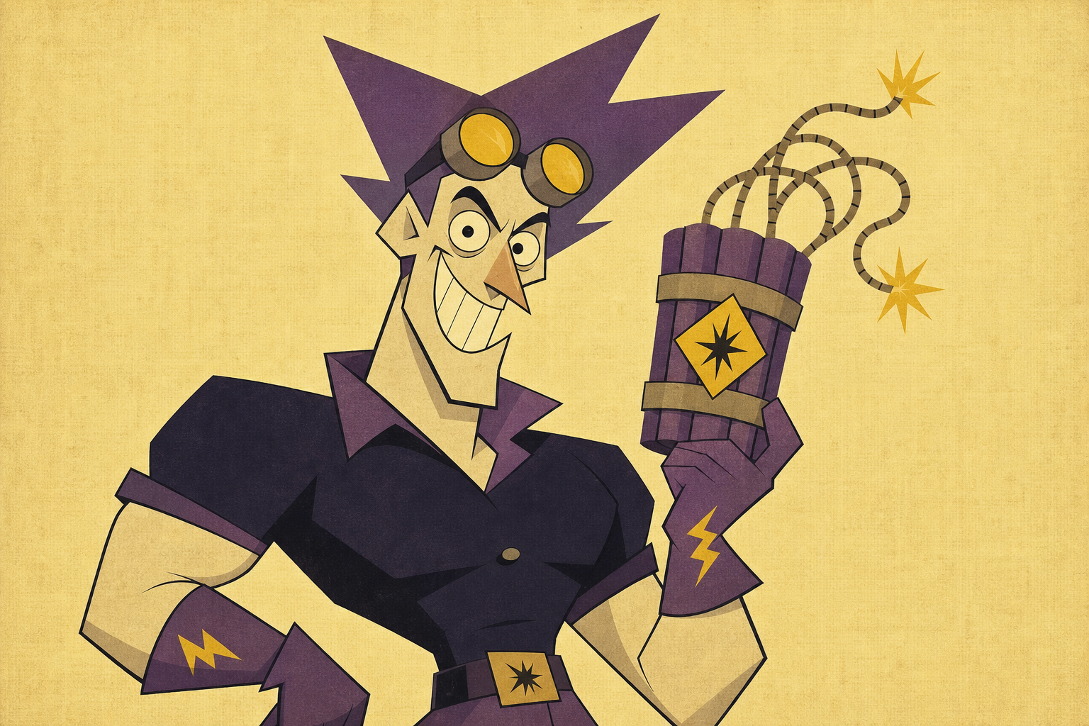 Illustration: demolitions specialist preparing a precise, contained charge against a vault.